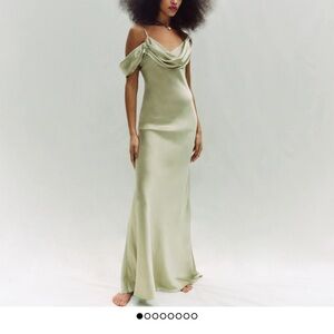 Reformation Ronda silk dress